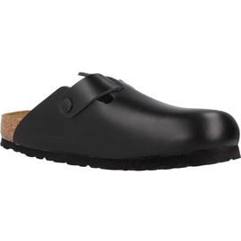 Birkenstock Boston Naturleder schmal schwarz 36