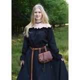 Battle Merchant Burgfräulein-Kostüm Markt-Mittelalter Bluse oder Piratenbluse Carmen Schwarz Größe L schwarz L | L