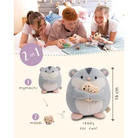 NICI Kuscheltier Hamster Shai 16 cm mit Keks