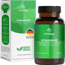 Vitabay Vitamin K2 200 mcg Vegane Tabletten 240 St.