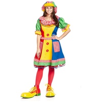 Kostümplanet Clown-Kostüm Damen Karneval Fasching Clowns (32-34)