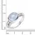 Jamelli Silber-Ring mit Edelstein | Gr.: 56,