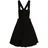 Hell Bunny Dakota Pinafore Dress Latzkleid Schwarz M