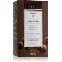 Korres Arganöl Haarcoloration 5.3 light honey chestnut 145 ml