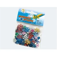 Folia Schmucksteine Blumen 200 Stück