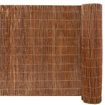 urfence Sichtschutzmatte 100 x 300 cm Braun Weide