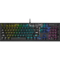Corsair K60 RGB PRO LOW PROFILE Mechanical Gaming Keyboard (CHERRY MX Low Profile SPEED: Fast and High Accuracy, Robust Aluminium, RGB Backlight) QWERTY Black , Español