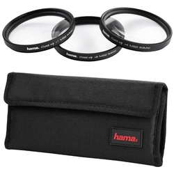 Hama 52mm Nahlinsen-Set +1 +2 +4 Filtertasche Objektivzubehör (Close-Up Filter Macro Makro-Linse, für Spiegelreflex-Kamera etc)