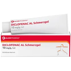 Diclofenac AL Schmerzgel 10 mg / g für akute Muskelschmerzen bei Erwachsenen