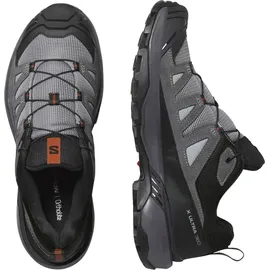 Salomon X Ultra 360 Leather Herren Sharkskin/Asphalt/Caramel Cafe 43 1/3