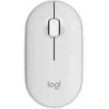 Logitech Pebble Mouse 2 weiß, Logi Bolt, USB/Bluetooth (910-007013)