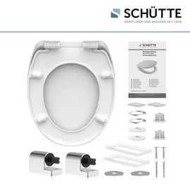 Schütte WC-Sitz Duroplast Weiß
