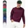 FRUIT OF THE LOOM Raglan Sweatshirt Heather Grey S