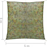 vidaXL Tarnnetz mit Aufbewahrungstasche 5x5 m Grün - Grün