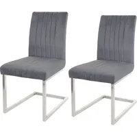 MCW MCW-L14 Samt Edelstahl Dunkelgrau