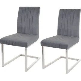MCW MCW-L14 Samt Edelstahl Dunkelgrau