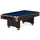 Automaten Hoffmann Billardtisch Club Pro III Dekor Nussbaum, EuroSpeed, Blau, 8 ft (Spielfeld 224x112 cm)