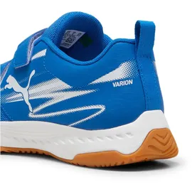 Puma Varion II Hallenschuhe mit Klettverschluss Kinder 03 team royal/white/gum 30