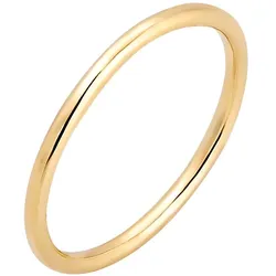 Elli PREMIUM Bandring Ehering Trauring Hochzeit 585er Gelbgold Ringe   Damen 