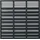 Plus Sichtschutzelement Silence 176 x 170 cm Schwarz