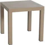 CLP Ocean Beistelltisch 45 x 45 x 45 cm taupe