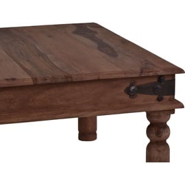 MiaMöbel Couchtisch Colombo Natur 60x60cm Massivholz Teak