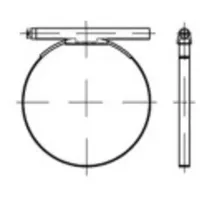 TOOLCRAFT 1066969 Schlauchschelle Schlauchschellen Edelstahl 100St.