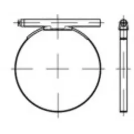 TOOLCRAFT 1066969 Schlauchschelle Schlauchschellen Edelstahl 100St.