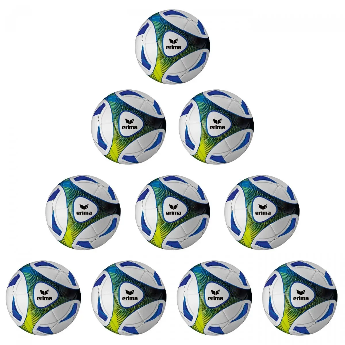 10 x Erima Hybrid Training Ballpaket Größe 5 Fußballpaket