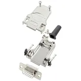 Encitech DTZF09-HDS15-W-K 6355-8063-11 D-SUB Buchsenleisten-Set 180° Polzahl: 15 Lötkelch 1St.