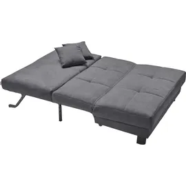 Ell + Ell Schlafsofa Tilda Polyester 2-Sitzer Blau/Grau