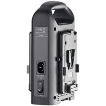 PATONA Platinum 2-channel Ladegerät für V-mount batteries 6A*2 USB-C:PD100W out incl. 4-pin XLR Kabel