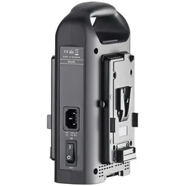 PATONA Platinum 2-channel Ladegerät für V-mount batteries 6A*2 USB-C:PD100W out incl. 4-pin XLR Kabel