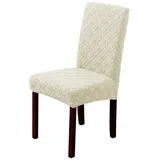 Minicloss Stuhlhusse Stretch Stuhlhussen Schwingstühle, Abnehmbarer Waschbarer Stuhlbezug beige