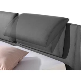 MAINTAL Polsterbett MAINTAL "Oderzo", grau (anthrazit), B:112cm L:230cm, Struktur (100% Polyester), Betten, Polsterbett, inkl. Bettkasten, Kopfteilverstellung, Matratzen in H2 oder H3 wählbar
