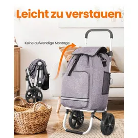 HOMECALL Einkaufswagen Geometrie-Print 55 L
