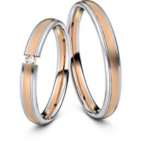 Trauringe Waltrop 750er Rot-/Weiflgold - 7868