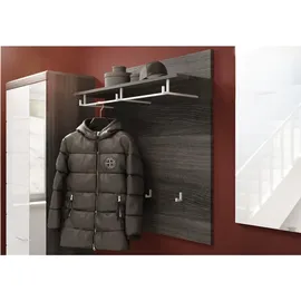 inn.furn Garderobenpaneel Shawn 90 x 98 cm Grau