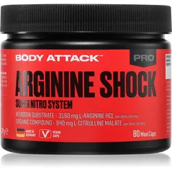 Body Attack Arginine Shock Förderung der sportlichen Leistung 80 KAP