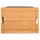 KESPER Knietablett natur Bambus B/H/L: ca. 31x8x45 cm | Grauschwarz, Natur