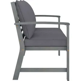 vidaXL Garten-Lounge-Set 4-tlg. grau/dunkelgrau 311825