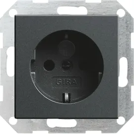 Gira Schuko-Steckdose Anthrazit 2 St.