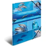 Herma Sammelmappe Tiere A3 delfine