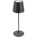 Briloner - LED Tischlampe kabellos Touch, höhenverstellbar, Nachttischlampe, Leselampe, LED lampe, Campinglampe, Tischleuchte, Akku Lampe, Outdoor Lampe, 36x10,5 cm, Anthrazit