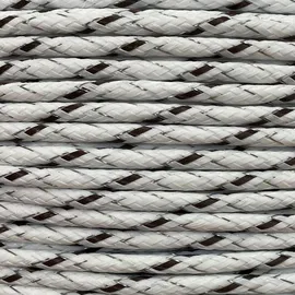 ZGM Weidezaun 200 m 1 cm Weiß/Braun