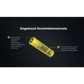 Nitecore NL1840 18650 - Li-Ion Akku 4000mAh bis 5A