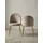 KADIMA DESIGN Esszimmerstuhl Polly Samt beige/grün 2er Set