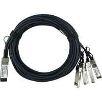 BlueOptics 02310MUM-BL InfiniBand-Kabel 5 m QSFP 4xSFP+ Schwarz