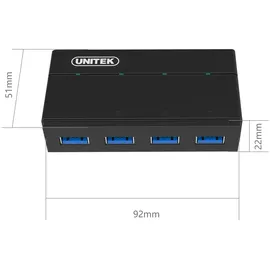 UNITEK USB 3.2 Gen 1 Modell Y-HB03001 mit Adapter