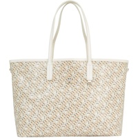 Tommy Hilfiger TH Monoplay Leather TOTE Mono natural